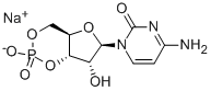 胞苷 3′:5′-环一磷酸 钠盐 结构式