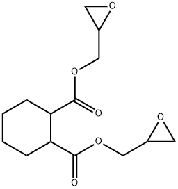 环己烷-1,2-二羧酸二缩水甘油酯 结构式