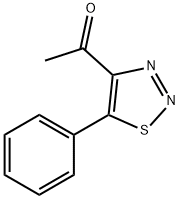 1-(5-Phenyl-1,2,3-thiadiazol-4-yl)ethanone 结构式