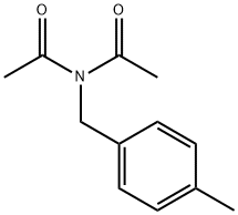 N-Acetyl-N-[(4-methylphenyl)methyl]acetamide 结构式