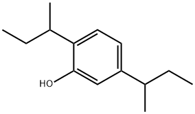 2,5-Bis(1-methylpropyl)phenol 结构式