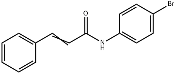 N-对溴苯基肉桂酰胺 结构式