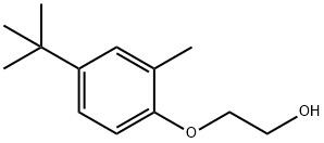 2-[4-(1,1-Dimethylethyl)-2-methylphenoxy]ethanol 结构式