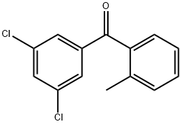 3,5-DICHLORO-2'-METHYLBENZOPHENONE 结构式