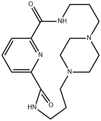 1,5,13,17,22-Pentaazatricyclo[15.2.2.17,11]docosa-7,9,11(22)-triene-6,12-dione 结构式