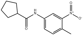 Cyclopentanecarboxamide, N-(4-methyl-3-nitrophenyl)- (9CI) 结构式