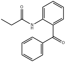 N-(2-benzoylphenyl)propanamide 结构式