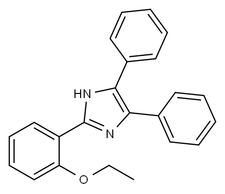 2-(2-乙氧基苯基)-4,5-二苯基-1H-咪唑 结构式