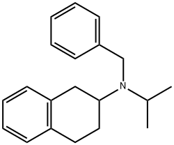 1,2,3,4-Tetrahydro-N-(1-methylethyl)-N-(phenylmethyl)-2-naphthalenamine 结构式