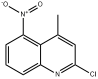 2-Chloro-4-methyl-5-nitroquinoline 结构式