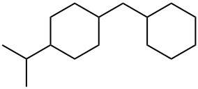1-(Cyclohexylmethyl)-4-(1-methylethyl)cyclohexane 结构式