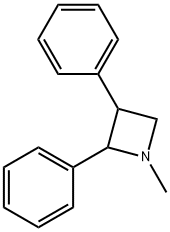 1-Methyl-2,3-diphenylazetidine 结构式