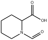 1-甲酰基-2-哌啶羧酸 结构式