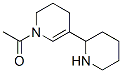 1-Acetyl-1,2,3,4-tetrahydro-5-(2-piperidinyl)pyridine 结构式