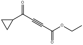 4-Cyclopropyl-4-oxo-2-butynoic acid ethyl ester 结构式