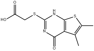 (4-Hydroxy-5,6-dimethyl-thieno[2,3-d]pyrimidin-2-ylsulfanyl)-acetic acid