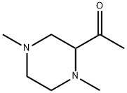 Ethanone,  1-(1,4-dimethyl-2-piperazinyl)- 结构式