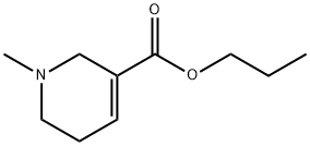 1,2,5,6-Tetrahydro-1-methylpyridine-3-carboxylic acid propyl ester 结构式