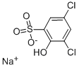 3,5-二氯-2-羟基苯磺酸钠 结构式