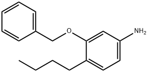 3-BENZYLOXY-4-BUTYLANILINE 结构式