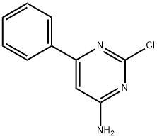 2-氯-6-苯基嘧啶-4-胺 结构式