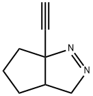 Cyclopentapyrazole, 6a-ethynyl-3,3a,4,5,6,6a-hexahydro- (9CI) 结构式