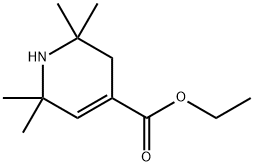 1,2,3,6-Tetrahydro-2,2,6,6-tetramethyl-4-pyridinecarboxylic acid ethyl ester 结构式