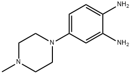 4-(4-甲基哌嗪基)-1,2-苯二胺 结构式