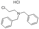 N-(2-氯乙基)二苄胺盐酸盐 结构式