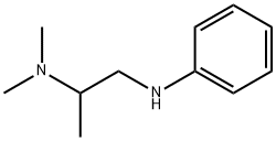 N',N'-Dimethyl-N-phenyl-1,2-propanediamine 结构式