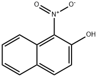 1-硝基-2-萘酚 结构式