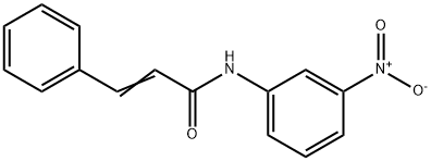 N-(3-Nitrophenyl)-3-phenylpropenamide 结构式