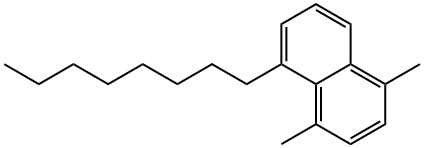 1,4-Dimethyl-5-octylnaphthalene 结构式