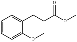 3-(2-甲氧基苯基)丙酸甲酯 结构式