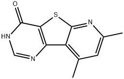 7,9-二甲基吡啶并[3',2':4,5]噻吩并[3,2-D]嘧啶-4(3H)-酮 结构式