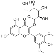 丁香亭-3-O-半乳糖苷 结构式