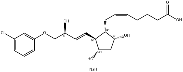 氯前列烯醇钠 结构式
