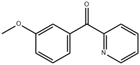 (3-甲氧苯基)(吡啶-2-基)甲酮 结构式