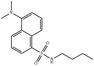 5-DIMETHYLAMINO-1-NAPHTHALENESULFONYL-N-BUTYLAMIDE 结构式