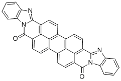 Bisbenzimidazo2,1-a:1',2'-b'anthra2,1,9-def:6,5,10-d'e'f'diisoquinoline-6,11-dione(mixturewithcis-isomer) 结构式