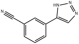 3-(1H-(1,2,3)三氮唑-4-基)-苯腈 结构式