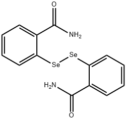 BIS-2-(CARBOXAMIDOPHENYL)-DISELENIDE 结构式