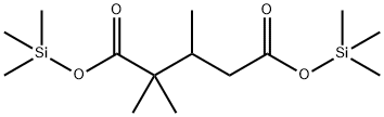 2,2,3-Trimethylpentanedioic acid bis(trimethylsilyl) ester 结构式