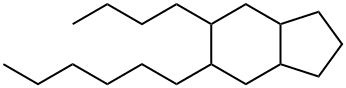 5-Butyl-6-hexyloctahydro-1H-indene 结构式