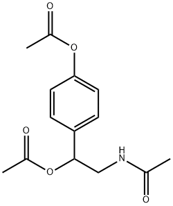 N-[2-(Acetyloxy)-2-[4-(acetyloxy)phenyl]ethyl]acetamide 结构式