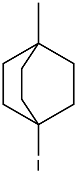 1-Iodo-4-methylbicyclo[2.2.2]octane 结构式