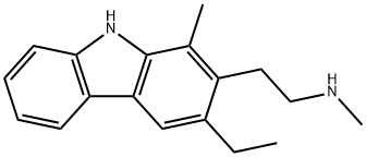 3-Ethyl-N,1-dimethyl-9H-carbazole-2-ethanamine 结构式