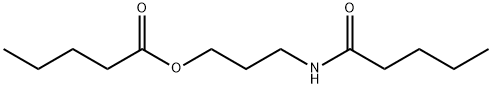 Valeric acid 3-(valerylamino)propyl ester 结构式