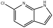 6-氯-1H-吡咯并[2,3-B]吡啶 结构式