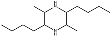 2,5-Dibutyl-3,6-dimethylpiperazine 结构式